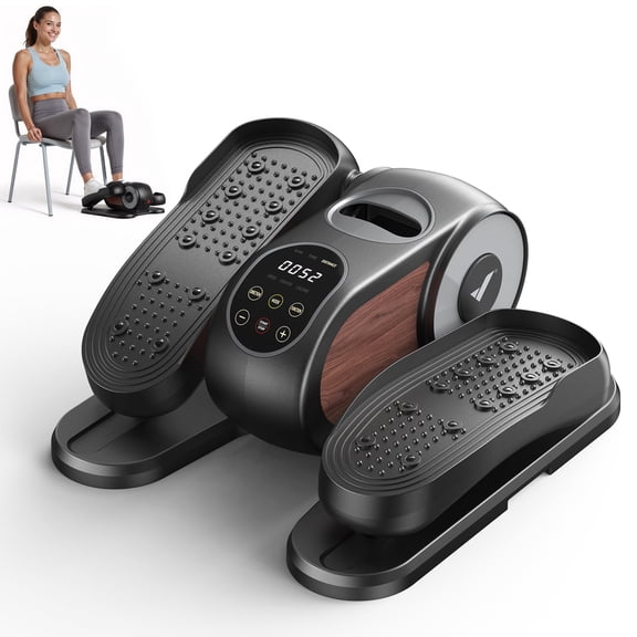 MERACH Elíptica Debajo del Escritorio, Máquina Elíptica Compacta y Portátil para Ejercicio en Casa u Oficina, Velocidad Ajustable y Ejercicio de Bajo Impacto