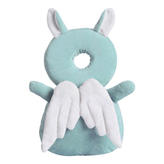 Cojín de bebé transpirable, protección para la cabeza y la espalda para niños de 5 , Azul