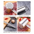 thumbnail image 4 of Mazo de carne de aluminio de 26,5 cm | Martillo ablandador de doble cara para carne de res, pollo, cerdo y ternera | Herramienta de cocina ligera y duradera de 100 g | Superficies planas y t, 4 of 5
