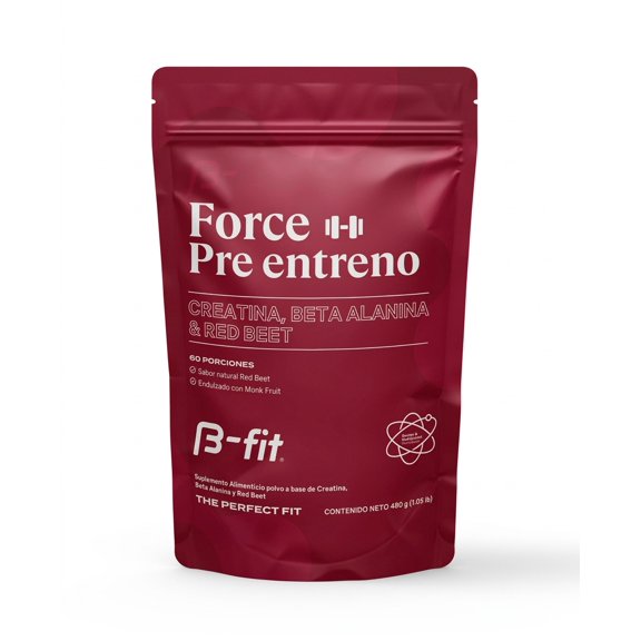 Force Creabeet + Beta Alanina & Red Beet (betabel) - 60 servicios | B-fit