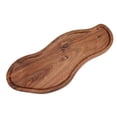 thumbnail image 3 of Tableta de madera de acacia para servir Pan vegetariano Queso cocido Queso Queso Estilo B, 3 of 9