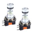 thumbnail image 2 of Par de bombillas LED H15 de 20 LED y 100 W para luces antiniebla, luces de cruce y luces de circulación diurna para coche (luz blanca)., 2 of 6
