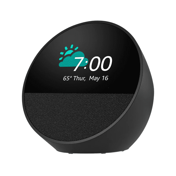 Echo Spot Bocina Bloosom Inteligente 2024 Color Negro