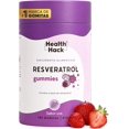 thumbnail image 1 of Resveratrol Gomitas 200 mg Açaí Arándano Vitamina C Piperina | Health Hack, 1 of 9