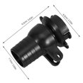 thumbnail image 2 of FESTFENDS Conector Giratorio Automático Para Piscina De Plástico Negro Compatible Con Limpiafondos De Superficie, 2 of 8