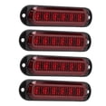 thumbnail image 3 of Luces Laterales ANGGREK 6 LED Estroboscópica IP65 Alto Brillo 3000K para Camiones, 3 of 8