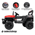 thumbnail image 3 of Carro Eléctrico Jeep Niño Montable Infantil Control Remoto Color Rojo, 3 of 7