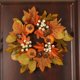 thumbnail image 4 of Anillos de vela de otoño, coronas, anillos de vela de otoño, centros de mesa, anillos de vela de hoja de arce de calabaza artificial para fiesta en, 4 of 8