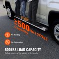 thumbnail image 4 of Estribos VEVOR de 15 cm (6") compatibles con Chevy Silverado/GMC Sierra 1500 (2019-2023)/Silverado/Sierra 2500/3500HD Crew Cab (2020-2024), estribos laterales de acero inoxidable 201, 4 of 9