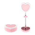 thumbnail image 2 of Aro de Luz Led con Luz para Teléfono, Soporte, Plegable, Extensible y Portátil. Luz de Escritorio para Selfies con Forma de Corazón para Selfies, Transmisiones En Vivo y Maquillaje., 2 of 7