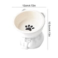 thumbnail image 3 of Cats Food Bowl Large Capacity Pet Food Bowl Cute Drinking Bowl For Cats To Protects The, 3 of 6