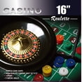 thumbnail image 1 of Juego de ruleta Casino DA VINCI de 16 pulgadas con 120 fichas, 1 of 1
