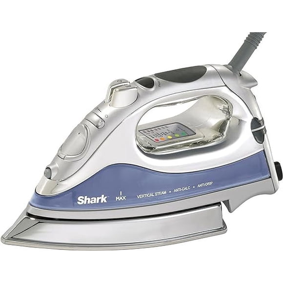 Plancha SHARK  Acero Inoxidable AZUL , 1500W GI468 REACONDICIONADO