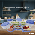 thumbnail image 3 of Set de 25 contenedores de plástico Styrka 50 piezas de Cocina Con Tapa Diferentes tamaños, 3 of 6