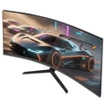 thumbnail image 2 of Monitor gamer Yeyian YMC-IP434-P2 Curvo 34” UWQHD (3440*1440), panel IPS, 21:9, 1Ms, 180Hz, FreeSync, Hdmi/Displayport, Led RGB,, 2 of 7