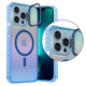 thumbnail image 5 of Funda Case Carcasa Tornasol Color Azul Con Soporte Premium Para iPhone 13 PRO Compatible Con Magsafe, 5 of 7