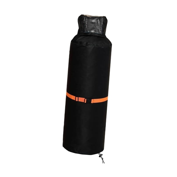 Cubierta del tanque de gas, cubierta de la botella de gas, prácticos accesorios de utensilios de cocina, portátil con protección de hebilla ajustable