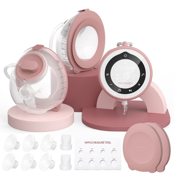 Momcozy Extractor de Leche Eléctrico Portátil V1 Pro Grado Hospitalario, con 3 Ritmos Afinados