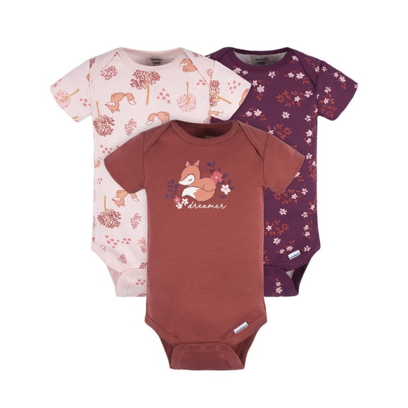 Gerber Essentials Pañalero Pack 3 Piezas Zorrito 0-3M