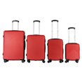 thumbnail image 3 of Travel Elite - Set 4 Maletas Rígidas de Viaje, G (25 kg), M (20 kg), C (10 kg), Carry On (8kg) rojo, 3 of 11