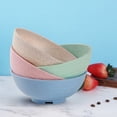 thumbnail image 1 of Plastic Bowls- Microwave- Dishwasher Safe Cereal Bowl Large 14.5x6.5cm X 4pcs, 1 of 9