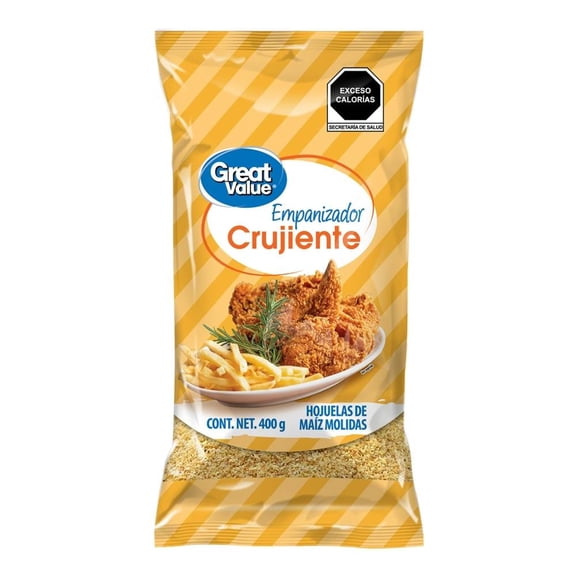 Empanizador Great Value de de hojuelas de maíz 400g