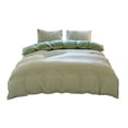 thumbnail image 2 of CaiYueKe Bedding Set Queen Size 4 Piece Duvet Cover Sheet Pillowcases Breathable Soft Microfiber All Season Hotel Bed Sheets Wrinkle Resistant Easy Care Modern Solid Color Bedroom Essentials, 2 of 7