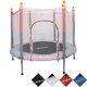 thumbnail image 1 of Trampolín Infantil Brincolín 140 cm 55 Pulgadas con Red de Seguridad hasta 50 kg con 36 Resortes de Acero Galvanizado, 1 of 7
