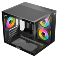 thumbnail image 5 of Gabinete XTREME PC GAMING Crystal Core Mini Torre 3 Fan ARGB 600W Negro CDXT3700BK, 5 of 5