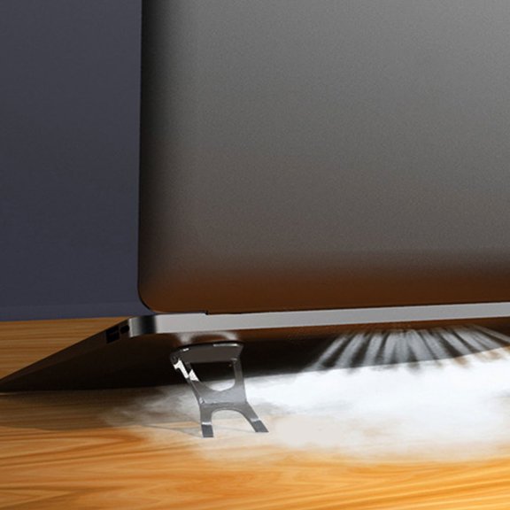 HEALEEP 1Par Soporte Ajustable Para Laptop Con Base Estable De Aluminio Para Escritorio Y Uso Cómodo