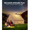 thumbnail image 2 of Yeshouse Tienda de campaña inflable para 6-8 personas, impermeable, de montaje rápido y con bomba, Oxford, de lujo, ideal para acampar y aventuras al aire libre, glamping, 2 of 7