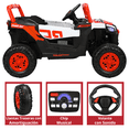 thumbnail image 4 of Montable Electrico para Niños Mini 4x4 Bluetooth Luz Sonido Batería 12v - Rojo, 4 of 7
