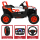 thumbnail image 4 of Montable Electrico para Niños Mini 4x4 Bluetooth Luz Sonido Batería 12v - Rojo, 4 of 7