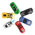 thumbnail image 2 of Set de mini coches de carreras a escala 1:72, vehículos de carreras deslizantes de metal fundido a presión, juguetes educativos. 6 piezas, 2 of 8