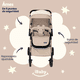 thumbnail image 5 of Carriola Para Bebé Reversible Plegable Tremiti Multiposiciones IBaby beige, 5 of 9