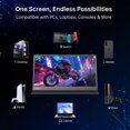 thumbnail image 2 of Monitor Portátil 15.6" 1080P FHD IPS, Pantalla Externa Ultrafina con USB-C, HDMI, Altavoces y Funda, para Laptop, Mac, Teléfono, Xbox, PS5, Switch y PC, 2 of 7