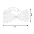 thumbnail image 4 of Pajarita para niños,Pajarita infantil de color liso ajustable,Pajaritas preanudadas,accesorio versátil para niños,Corbata de moda para niño,moderna y cómoda,Cumpleaños Formal 3 piezas, 4 of 8