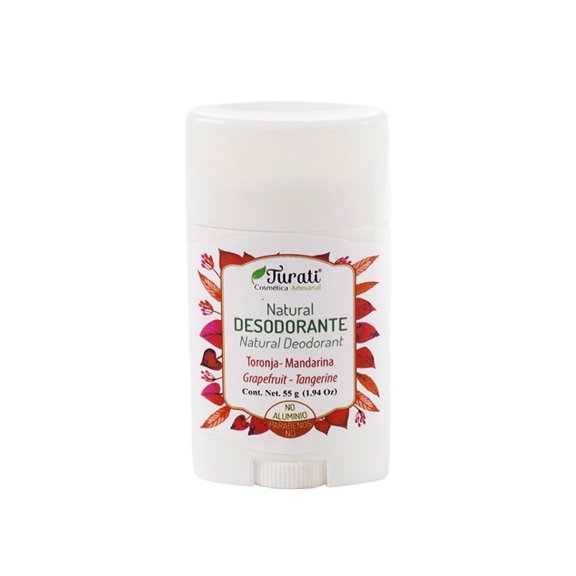 Desodorante natural Cosmética Turati Toronja Mandarina 55g