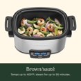 thumbnail image 4 of Cuisinart 3-In-1 Cook Central® Multiolla, olla de cocimiento lento, olla de vapor, Plateado, 5,67L, 1, 4 of 5
