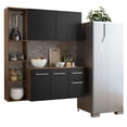 thumbnail image 1 of Mueble de Cocina Compacto Madesa 120cm Marrón/Negro, 1 of 10