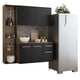 thumbnail image 1 of Mueble de Cocina Compacto Madesa 120cm Marrón/Negro, 1 of 10