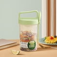 thumbnail image 1 of Vaso portátil para desayuno de avena con cuchara | Bandeja de hielo desmontable para almacenar en frío | Tapa a prueba de fugas, 1 of 7