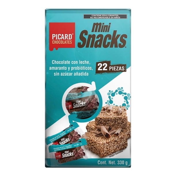 Mini Snacks Amaranto Chocolate Sin Azúcar 330g Picard 22pz Picard Original
