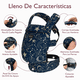thumbnail image 4 of Momcozy Cangurera Ergonómico, Portabebés De Algodón, Mochila Para Bebé BC001, 4 of 6