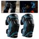 thumbnail image 1 of 2 piezas de rodilleras Yotijar para motocicleta protección Ajustable Motocross Racing Mountain Bike 3D reflectante brillo rodilleras de moto, 1 of 10