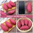 thumbnail image 4 of 4pcs de espuma artificial realista de camote de camote decoraciones de batata disparando accesorios, 4 of 8