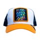 thumbnail image 1 of Gorra Visera curva con malla y ajustador Pook Frase No se gana pero se goza, 1 of 2