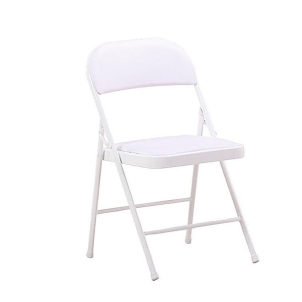 Silla plegable acojinada ilios innova blanca