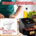 thumbnail image 5 of Air Fryer Replacement Filters, Filters Accessories Compatible for Instant Air Fryer Vortex Plus 6QT Can Odor Erase 16Pcs, 5 of 5