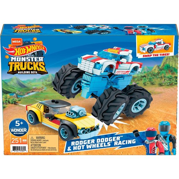 Juguete de Construcción Mega Construx Hot Wheels Rodger & Dodger #1